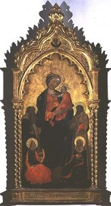 Madone et Enfant avec des Saints