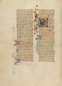 Initiale E : Saint Jacques le Majeur - Master of the Brussels Initials