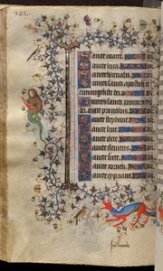 Heures de Charles le Noble, roi de Navarre (1361-1425) : fol. 121v, Texte - Master of the Brussels Initials and Associates