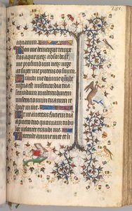 Heures de Charles le Noble, roi de Navarre : fol. 188r, Texte - Master of the Brussels Initials and Associates
