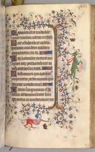 Heures de Charles le Noble, roi de Navarre 1361-1425 : fol. 211r, texte, vers 1405 - Master of the Brussels Initials and Associates