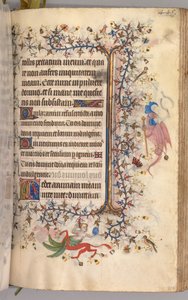 Heures de Charles le Noble, Roi de Navarre 1361-1425 : fol. 217r, Texte, vers 1405 - Master of the Brussels Initials and Associates
