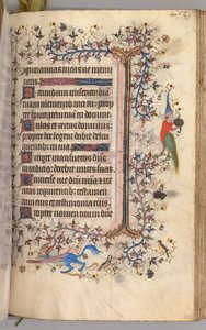 Heures de Charles le Noble, Roi de Navarre 1361-1425 : fol. 221r, Texte, c. 1405 - Master of the Brussels Initials and Associates