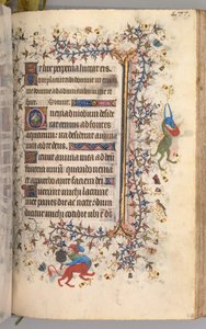 Heures de Charles le Noble, roi de Navarre 1361-1425 : fol. 233r, texte, vers 1405 - Master of the Brussels Initials and Associates