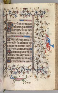 Heures de Charles le Noble, Roi de Navarre 1361-1425 : fol. 244r, Texte, vers 1405 - Master of the Brussels Initials and Associates
