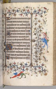 Heures de Charles le Noble, Roi de Navarre 1361-1425 : fol. 245r, Texte, vers 1405 - Master of the Brussels Initials and Associates
