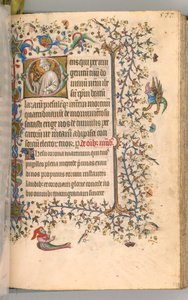 Heures de Charles le Noble, Roi de Navarre 1361-1425, fol. 283r, Saint Lazare, vers 1405 - Master of the Brussels Initials and Associates
