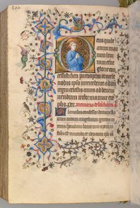 Heures de Charles le Noble, Roi de Navarre 1361-1425, fol. 291v, Texte, vers 1405 - Master of the Brussels Initials and Associates
