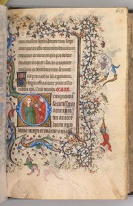 Heures de Charles le Noble, roi de Navarre 1361-1425, fol. 303r, Sainte Apollonie - Master of the Brussels Initials and Associates