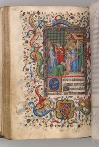 Heures de Charles le Noble, roi de Navarre 1361-1425 : fol. 78v, Adoration des Mages Sext