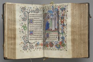 Heures de Charles le Noble, roi de Navarre 1361-1425 : fol. 82v, Texte, vers 1405