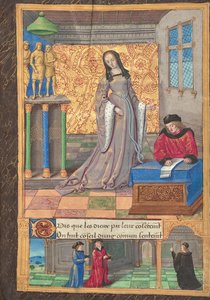 La Dame sans égal est proclamée la plus belle femme - Master of the Chronique scandaleuse