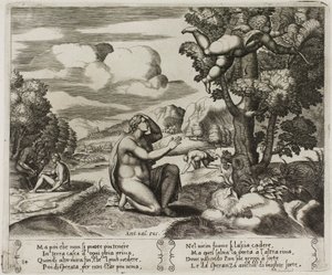 Cupidon fuyant Psyché