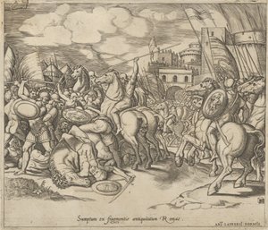 Speculum Romanae Magnificentiae : La Victoire de Scipion [sur Syphax]