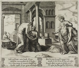 Vénus ordonnant à Psyché de trier un tas de grains - Master of the Die