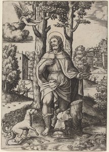 Saint Roch - Master of the Die after Follower of Raphael