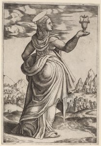 La Madeleine - Master of the Die after Follower of Raphael