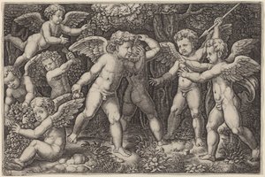 Putti Jouant