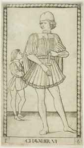 Le chevalier, planche six de Les rangs et conditions des hommes