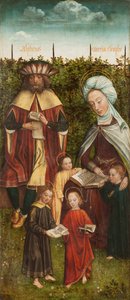 La Famille de Sainte Anne Triptyque, panneau droit - Master of the Family of Saint