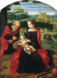 Le reste sur La fuite en Égypte - Master of the Female Half Lengths