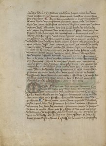 Historiated Initial M : Portrait en buste d