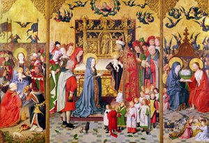 Retable des Sept Joies de la Vierge, représentant l