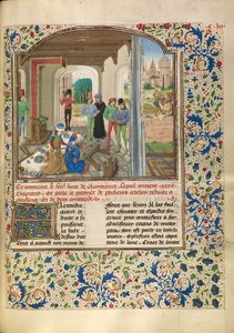 Alexandre se bat avec un lion et tue Clitus