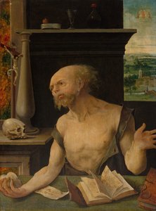 Saint Jérôme en pénitence, 1525-1530 - Master of the Lille Adoration