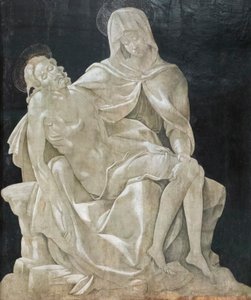 La lamentation sur le Christ mort (Pietà), le maître de la Madonna de Manchester - Master of the Manchester Madonna (attr. to)