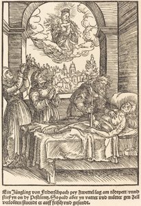 Ein Jungling von Friderschpach ... - Master of the Miracles of Mariazell