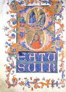 Initiale historiée 