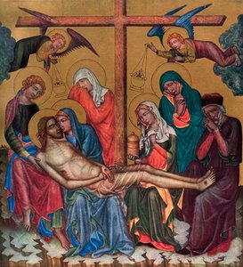 Lamentation pour le Christ, vers 1350 1955 - Master of the Vyssi Brod Altar