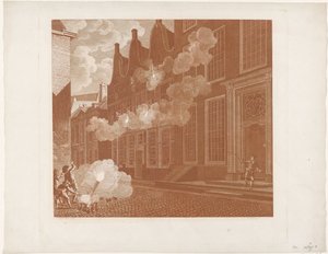 Bombardement de la maison de Lucas van Steveninck, 1787