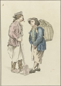 Deux paysans en conversation