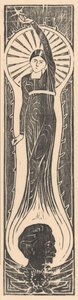 Figure allégorique avec portrait de Multatuli