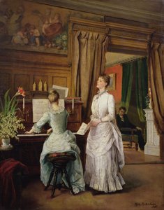 Femmes dans la salle de musique