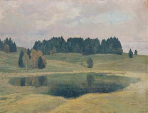 Soir au lac Mittenwald - Mathilde Sitta Allé