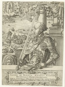 Portrait de Jean Parisot de La Valette, Grand Maître des Chevaliers de Malte - Mathis Zündt