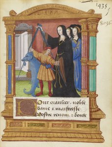 BNF Fr2285 f5r - Le compas du dauphin - Maitre de Philippe de Gueldre