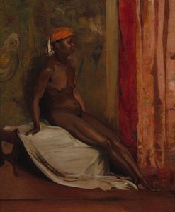Femme Africaine Assise