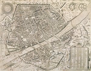 Carte de Florence, 1595