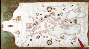 Carte de la mer Méditerranée - Matteo Prunes