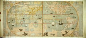 Kunyu Wanguo Quantu Carte des myriades de pays du monde - Matteo Ricci