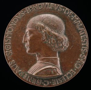 Sigismondo Pandolfo Malatesta, 1417-1468, Seigneur de Rimini et Fano [avers], 1446