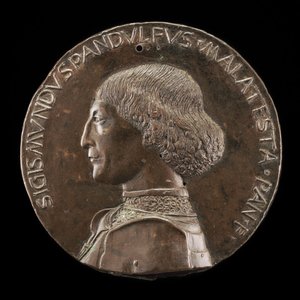 Sigismondo Pandolfo Malatesta, 1417-1468, Seigneur de Rimini et Fano [recto], 1446