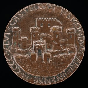Le château de Rimini [verso], 1446