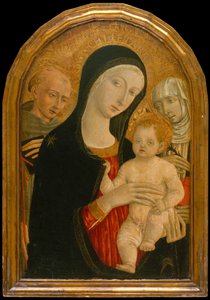 Madone et Enfant avec les saints François et Catherine de Sienne, vers 1476-80
