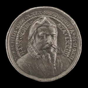 Hans Schel, 1518-1592, Patricien de Nuremberg [avers], 1592