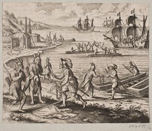 Sådan blev en naturhavn afhændet til de udsendte englændere - Matthäus Merian d.Æ.